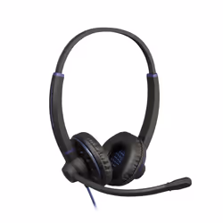 JPL Commander-PB V2 Auricolare Cablato A Padiglione Ufficio Nero, Blu - Vista aggiuntiva 2