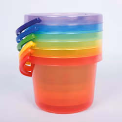 Tickit Translucent Colour Buckets