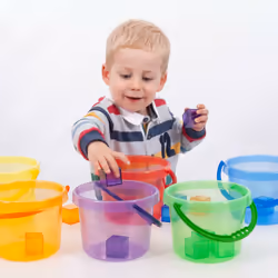 Tickit Translucent Colour Buckets