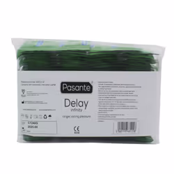 Pasante *Infinity* (Delay) 144 pz Preservativi