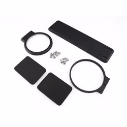 XSPC DDC Photon Bracket Set, Kit di montaggio, Nero, Top bracket Bottom bracket Back plate Foam pads Screw set