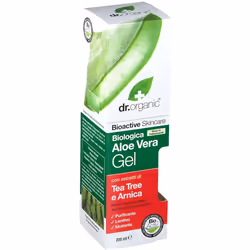 Dr. Organic® Organic Aloe Vera Gel Tea Tree e Arnica 200 ml