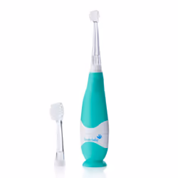 BrushBaby BabySonic, Bambino, Turchese, 2 min, 30 sec, Batteria, Mini Stilo AAA, Alcalino