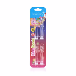 Brush-Baby 5060178101447 spazzolino elettrico Bambino Spazzolino a vibrazione Rosa, Trasparente - Vista aggiuntiva 4