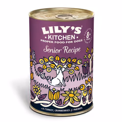Lily's Kitchen 5060184242028, Senior, Frutta, Turchia, Vegetale, 400 g