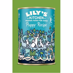 Lily's Kitchen 5060184246163, Cucciolo, Tutte le razze, Anatra, Turchia, 400 g