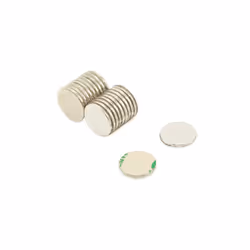 20 pezzi 10 mm di diametro x 1 mm di spessore ciascuna faccia e non polo Sud del magnete è il polo Nord è autoadesivo sul vis ...