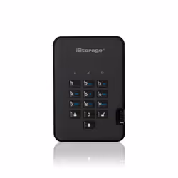 iStorage diskAshur 2, 512 GB, USB tipo A, 3.2 Gen 1 (3.1 Gen 1), 362 MB/s, 5 GT/s, Nero