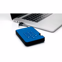 iStorage diskAshur 2 disco rigido esterno 1 TB 5400 Giri/min USB tipo A 3.2 Gen 1 (3.1 Gen 1) Blu - Vista aggiuntiva 6
