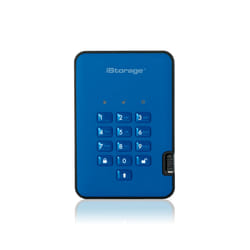 iStorage diskAshur 2 1 TB USB tipo A 3.2 Gen 1 (3.1 Gen 1) Blu