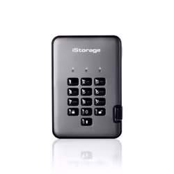 iStorage diskAshur PRO2 , 1 TB, USB tipo A, 3.2 Gen 1 (3.1 Gen 1), 361 MB/s, 5 GT/s, Nero, Grafite