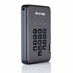 iStorage diskAshur PRO2 1TB USB tipo A 3.2 Gen 1 (3.1 Gen 1) Nero, Grafite