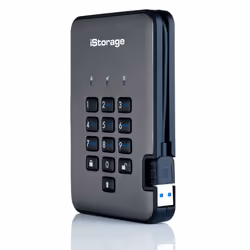 iStorage diskAshur PRO2 1TB USB tipo A 3.2 Gen 1 (3.1 Gen 1) Nero, Grafite