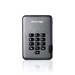 iStorage diskAshur PRO2 2 TB USB tipo A 3.2 Gen 1 (3.1 Gen 1) Nero, Grafite