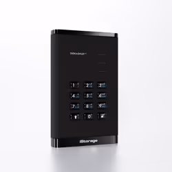 iStorage diskAshur3 HDD disco rigido esterno 2 TB USB tipo-C 3.2 Gen 1 (3.1 Gen 1) Nero - Vista aggiuntiva 2