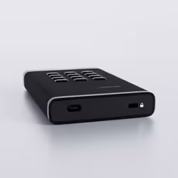 iStorage diskAshur3 HDD disco rigido esterno 2 TB USB tipo-C 3.2 Gen 1 (3.1 Gen 1) Nero - Vista aggiuntiva 5