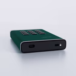 iStorage diskAshur3 HDD disco rigido esterno 1 TB USB tipo-C 3.2 Gen 1 (3.1 Gen 1) Verde - Vista aggiuntiva 5