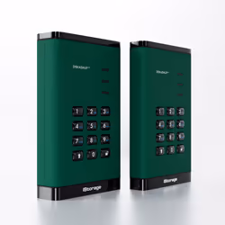 iStorage diskAshur3 HDD disco rigido esterno 1 TB USB tipo-C 3.2 Gen 1 (3.1 Gen 1) Verde - Vista aggiuntiva 6