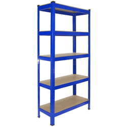 2 Scaffali T-Rax In Acciaio Senza Bulloni Blu 75cm x 30cm x 150cm