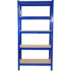 Monster Racking - Scaffale da Garage ad Incastro T-Rax Scaffali per Garage Scaffalature Officina in Acciaio e mdf Senza Bulloni Mensole per Garage