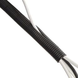 D-line - CTT1.1B Tubo Per Cavi Elettrici, Tubo Corrugato, Tubi Nascondi Cavi - 32mm Diametro Esterno - 1.1 m Lunghezza - Nero
