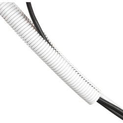 D-line - CTT1.1W Tubo Per Cavi Elettrici, Tubo Corrugato, Tubi Nascondi Cavi - 32mm Diametro Esterno - 1.1 m Lunghezza - Bianco