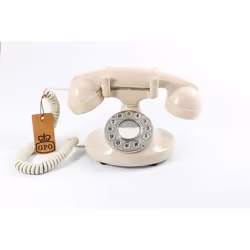GPO Retro Pearl Telefono analogico Crema