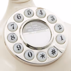 GPO Retro Pearl Telefono analogico Crema