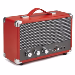 GPO Retro Westwood, Con cavo e senza cavo, 25 W, Rosso