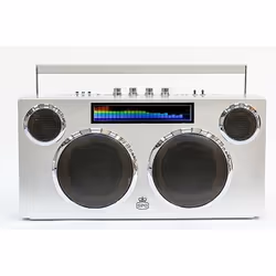 GPO Retro Manhattan, 8,44 kg, Argento, Registratore CD