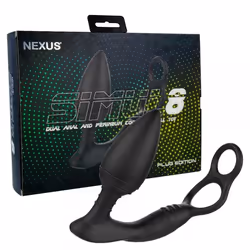 Nexus SIMUL8 Massaggiatore prostatico Nero Silicio 1 pz