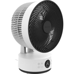 Meaco - Fan Sefte 10', ventilatore da tavolo, circolazione d'aria silenziosa, motore brushless, oscillazione orizzontale e verticale, telecomando