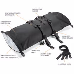 Kriega Rollpack 20 borsone impermeabile, nero, dimensione 11-20l per uomo - Vista aggiuntiva 4