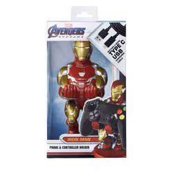 Exquisite Gaming Cable Guys Iron Man Supporto passivo Controller per videogiochi, Telefono cellulare/smartphone Oro, Rosso, Argento - Vista aggiuntiva 5