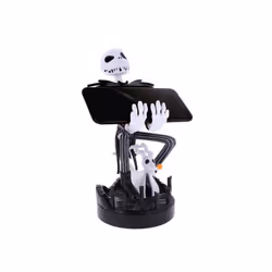 Exquisite Gaming Cable Guys The Nightmare Before Christmas: Jack Skellington Supporto passivo Controller per videogiochi, Telefono cellulare/smartphone, Telecomando Nero, Bianco