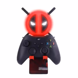 Cable Guys 5060525895586 supporto per personal communication Supporto passivo Controller per videogiochi, Telefono cellulare/smartphone Nero, Rosso - Vista aggiuntiva 2