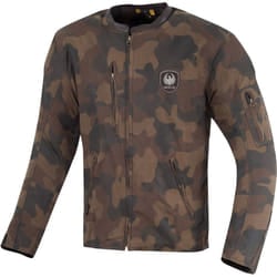 Merlin Covert Camo Giacca cerata moto, marrone, dimensione XL per uomo