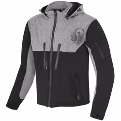 Merlin Dune Giacca Softshell, nero-grigio, dimensione S per uomo - Vista aggiuntiva 2