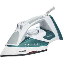 Breville - powersteam 2600W Ferro da Stiro a Vapore, Piastra in Ceramica, Colpo Vapore 220 g, Getto Vapore Verticale 50g/min, Auto Spegnimento,