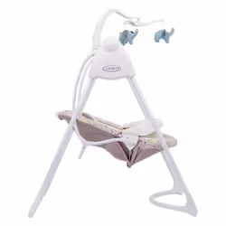 Graco Lovin' Hug sedia a dondolo per bambino Grigio, Bianco - Vista aggiuntiva 4