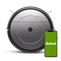 iRobot Roomba Combo, Sacchetto per la polvere, Nero, Grigio, Rotondo, 0,45 L, 0,45 L, Carica