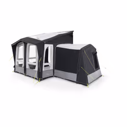 Dometic Pro AIR Tall Annexe, Gonfiabile, Rotondo, Tenda da sole laterale, Nero, Bianco, Nero, Monocromatico