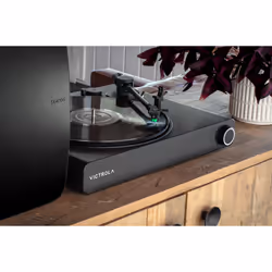 Victrola Stream Giradischi con trasmissione a cinghia Nero - Vista aggiuntiva 7