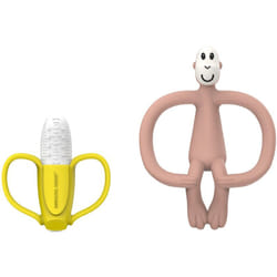 Matchstick Monkey Banana Soother & Monkey Teether 1 pz