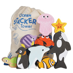 Le Toy Van Ocean Wooden Animals Stacking Toy