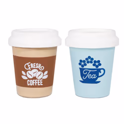 Le Toy Van Eco Cups - Tea & Coffee, Cafe, 3 anno/i, Blu, Marrone, Legno