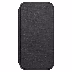 QDOS QD-MS14P33F-KCL custodia per cellulare 15,5 cm (6.1") Custodia a libro Nero, Trasparente