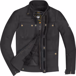 Merlin Yoxall II Giacca cerata moto, nero, dimensione M per uomo - Vista aggiuntiva 3