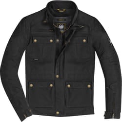 Merlin Yoxall II Giacca cerata moto, nero, dimensione XL per uomo