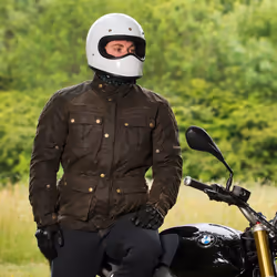 Merlin Yoxall II Giacca cerata moto, verde, dimensione XL per uomo - Vista aggiuntiva 5